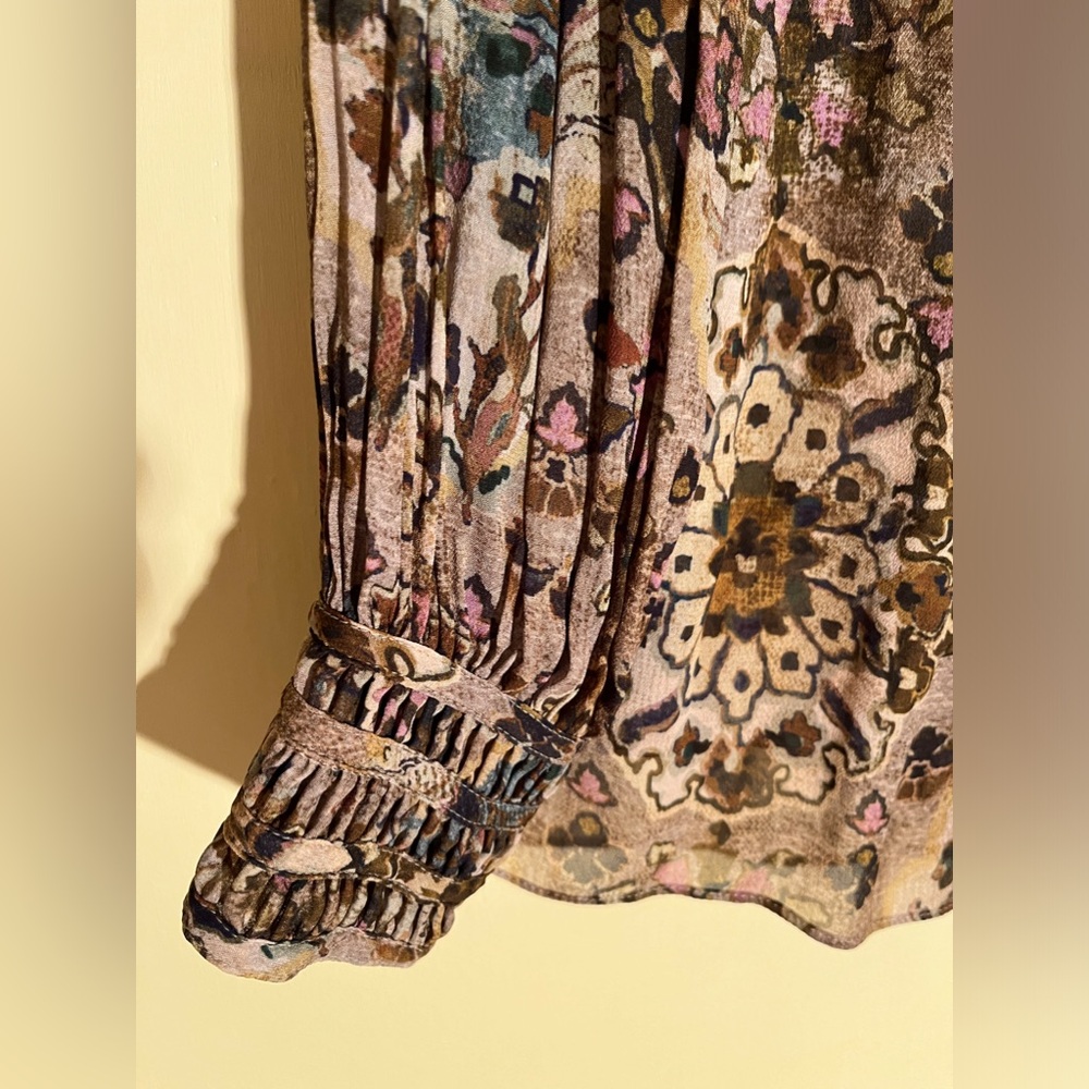 Massimo Dutti blouse , beautiful print. New - Picture 4 of 4